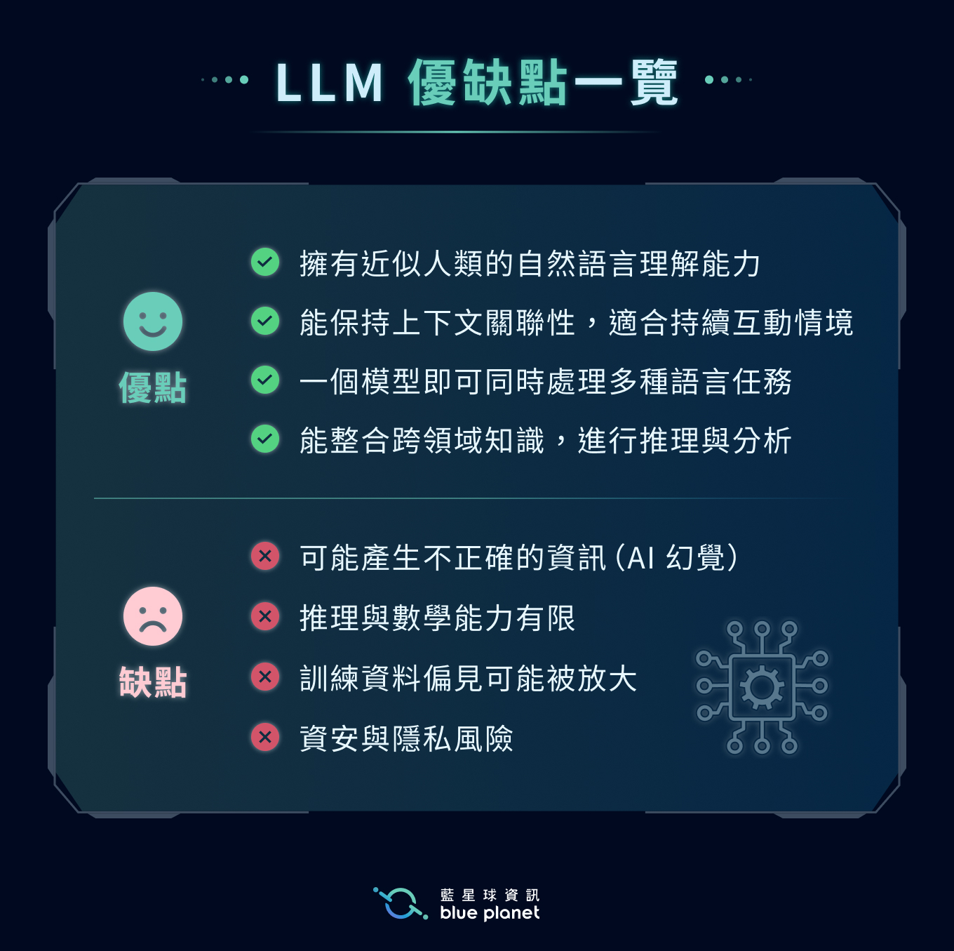 LLM 優缺點一覽